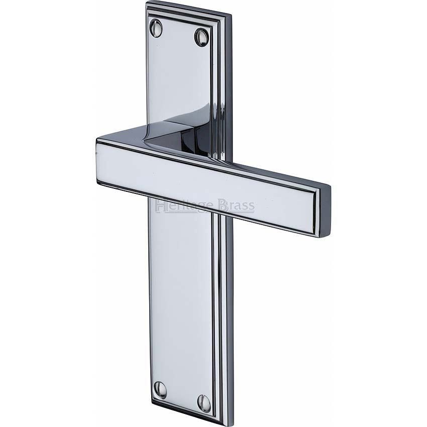 Picture of Atlantis Door Handles In Polished Chrome Finish - ATL5710-PC