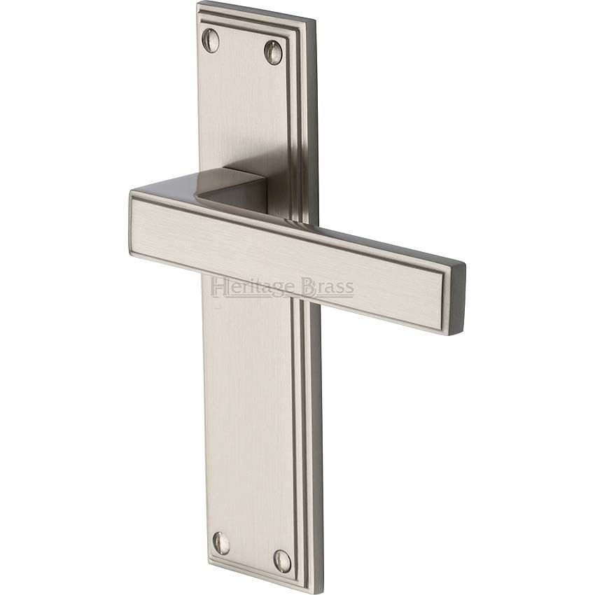 Picture of Atlantis Door Handle In Satin Nickel - ATL5710-SN