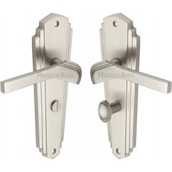 Picture of Waldorf Bathroom Door Handle - Wal6530Sn Picture of Waldorf Bathroom Door Handle - Wal6530Sn