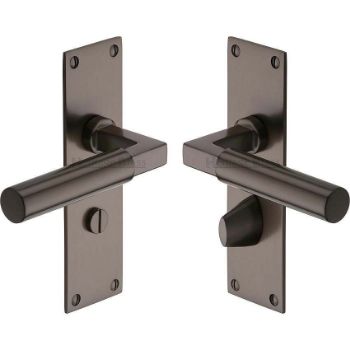 Picture of Bauhaus WC Bathroom Door Handle - Bau7330Mb Picture of Bauhaus WC Bathroom Door Handle - Bau7330Mb