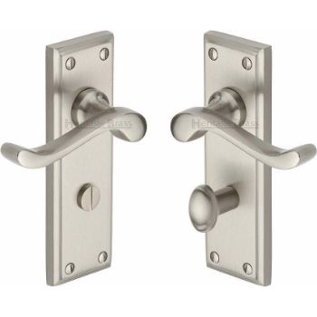 Picture of Edwardian Bathroom Door Handle - W3220Sn Picture of Edwardian Bathroom Door Handle - W3220Sn