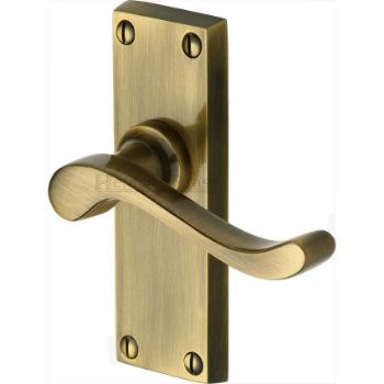 Bedford Short Plate Latch Door Handle - V800At Picture of Bedford Short Plate Latch Door Handle - V800At