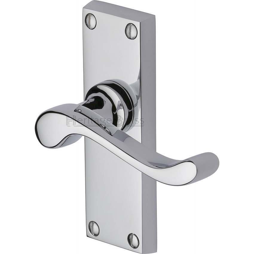 Picture of Bedford Short Plate Latch Door Handle - V800-Pc