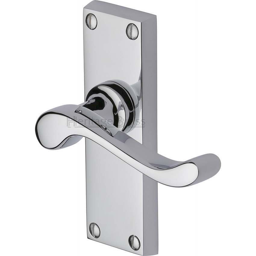 Picture of Bedford Short Plate Latch Door Handle - V800Pc