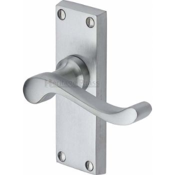 Bedford Short Plate Latch Door Handle - V800Sc Picture of Bedford Short Plate Latch Door Handle - V800Sc