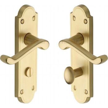 Picture of Meridian WC Bathroom Door Handle - V330Sb Picture of Meridian WC Bathroom Door Handle - V330Sb