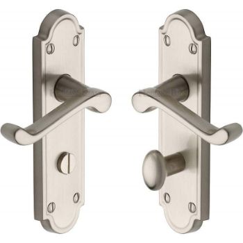 Picture of Meridian WC Bathroom Door Handle - V330Sn Picture of Meridian WC Bathroom Door Handle - V330Sn