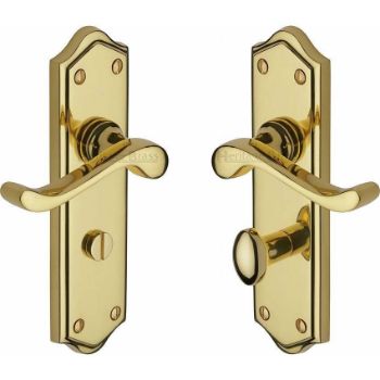 Picture of Buckingham Bathroom Door Handle - W4220Pb Picture of Buckingham Bathroom Door Handle - W4220Pb