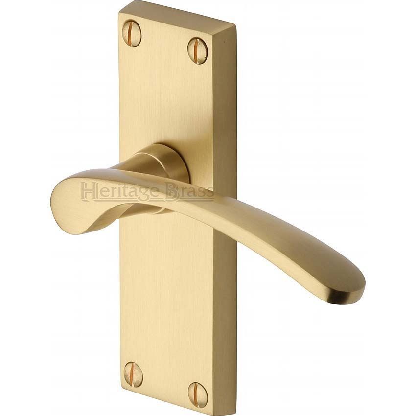 Picture of Sophia Short Plate Latch Door Handle - V4140-Sb