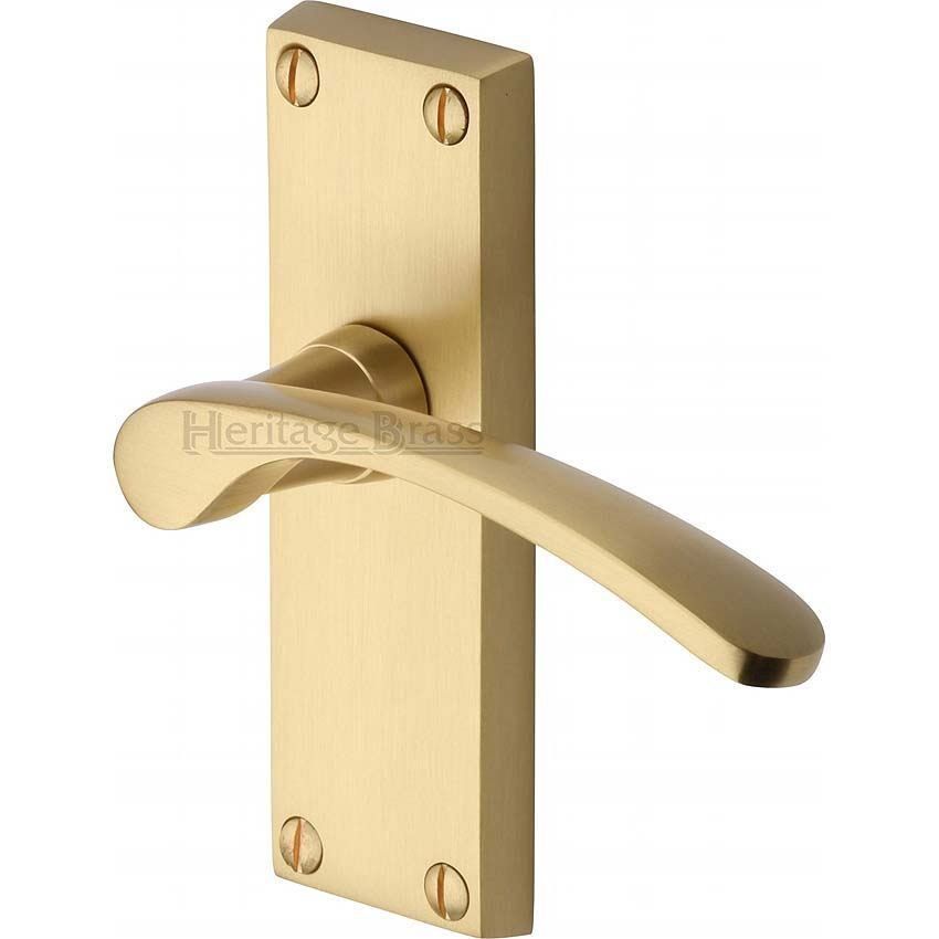 Picture of Sophia Short Plate Latch Door Handle - V4140Sb