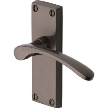 Sophia Short Plate Latch Door Handle - V4140Mb Picture of Sophia Short Plate Latch Door Handle - V4140Mb