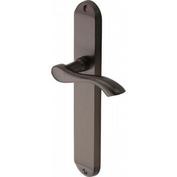 Algarve Long Plate Door Handles - MM7210MB Picture of Algarve Long Plate Door Handles - MM7210MB