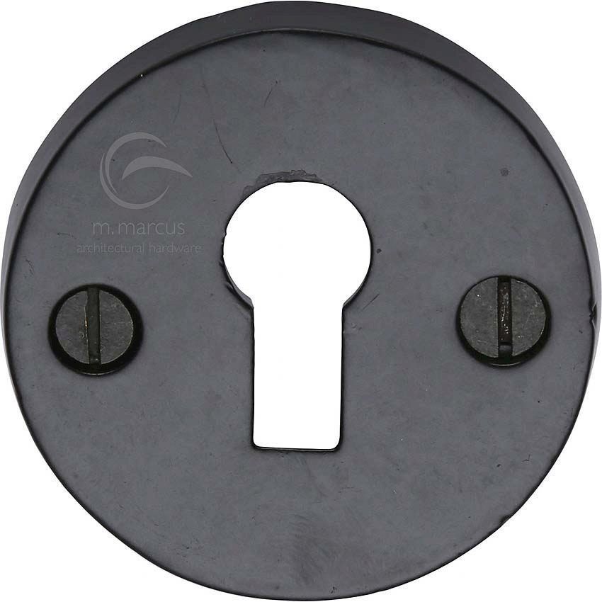 Picture of Smooth Black Round Standard Escutcheon - FB553