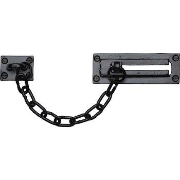 Smooth Black Door Chain - FB108 Picture of Smooth Black Door Chain - FB108