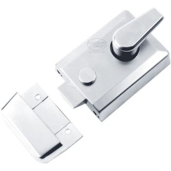 Powder coated white Yale Type Nightlatch 60mm Powder coated white Yale Type Nightlatch 60mm