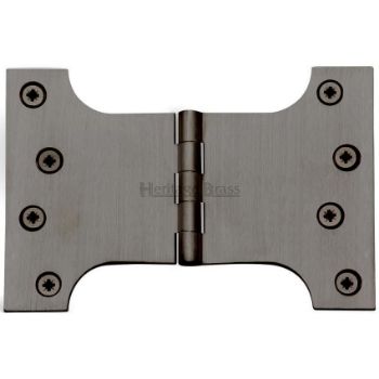 Parliament Hinge,  4" x 4" x 6" Matt Bronze Finish - HG99-395-MB Picture of Parliament Hinge,  4" x 4" x 6" Matt Bronze Finish - HG99-395-MB