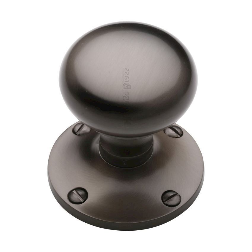 Kensington Mortice Knob In Matt Bronze Finish - KEN980-MB