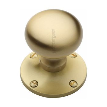 Kensington Mortice Knob In Satin Brass Finish - KEN980-SB Kensington Mortice Knob In Satin Brass Finish - KEN980-SB