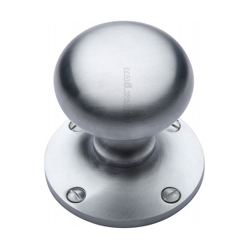 Kensington Mortice Knob In Satin Chrome Finish - KEN980-SC