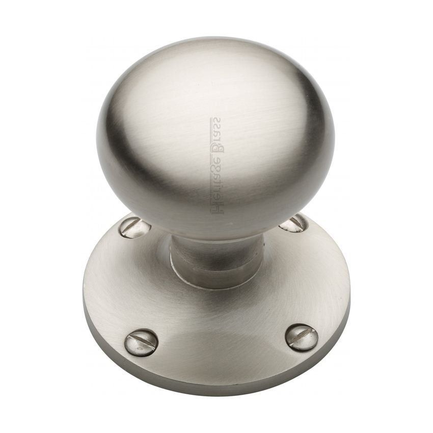 Kensington Mortice Knob In Satin Nickel Finish - KEN980-SN