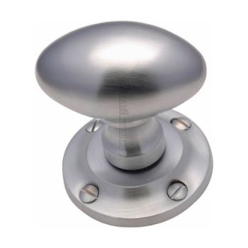 Suffolk Mortice Knob In Satin Chrome Finish - V960-SC Suffolk Mortice Knob In Satin Chrome Finish - V960-SC