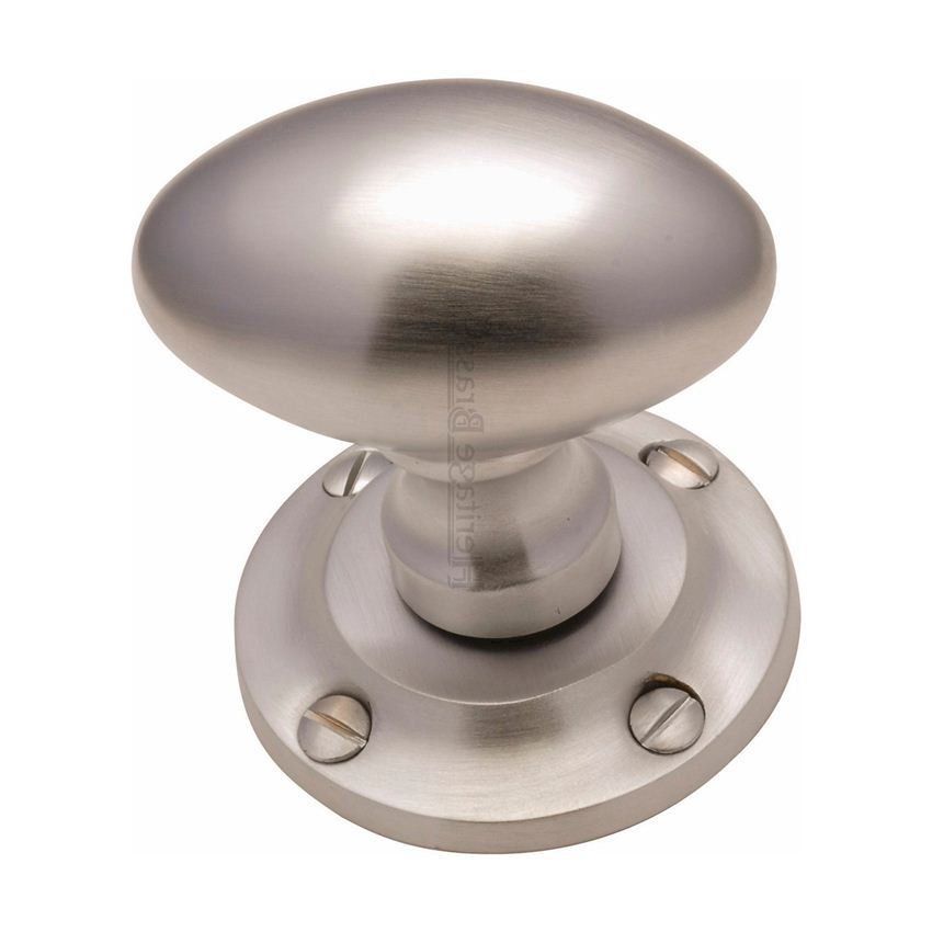 Suffolk Mortice Knob In Satin Nickel Finish - V960-SN