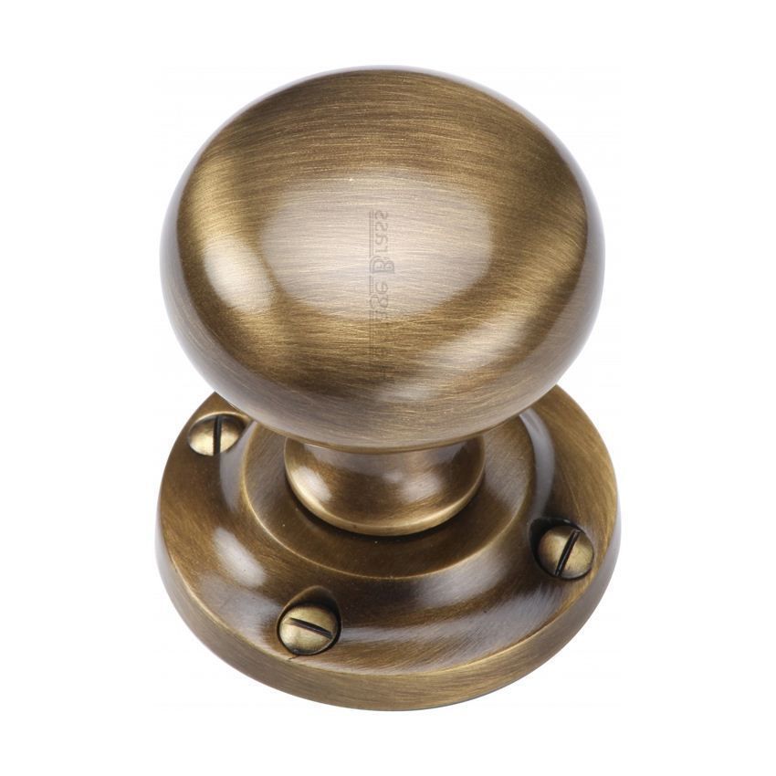 Victoria Mortice Knob In Antique Finish - V980-AT