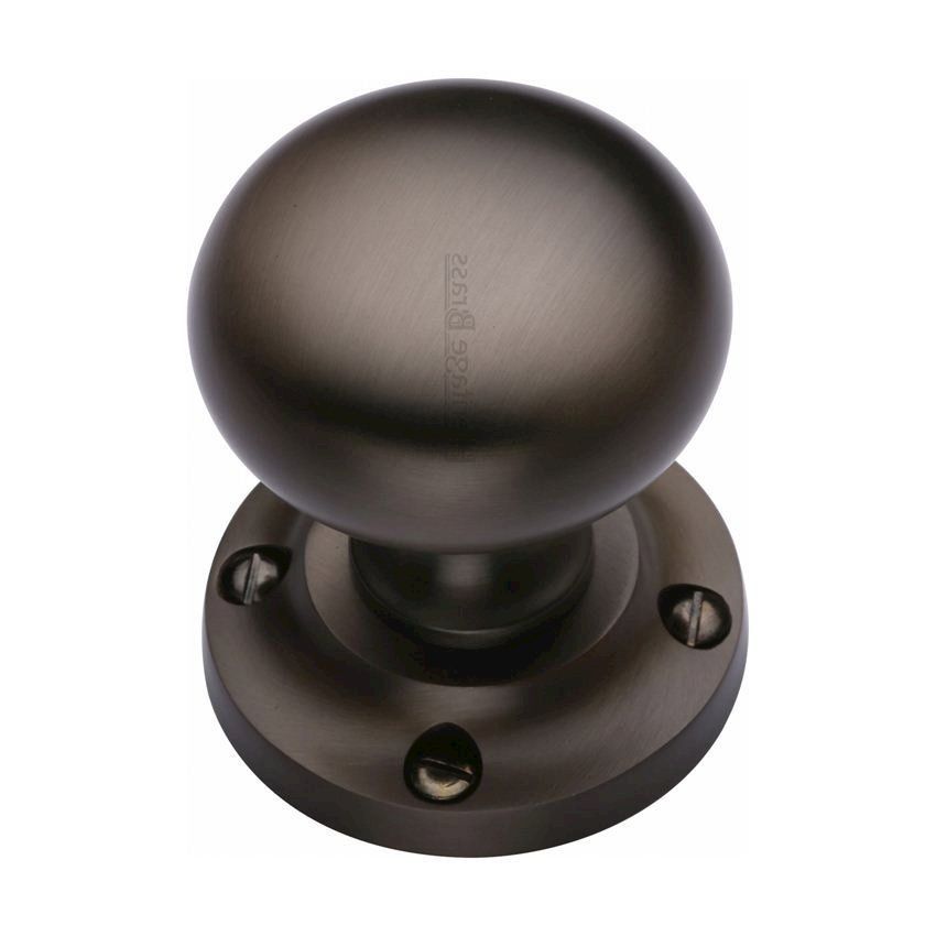 Victoria Mortice Knob In Matt Bronze Finish - V980-MB