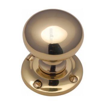 Victoria Mortice Knob In Polished Brass Finish - V980-PB