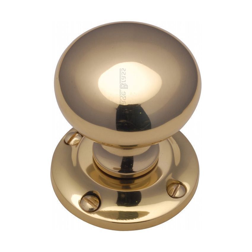 Victoria Mortice Knob In Polished Brass Finish - V980-PB