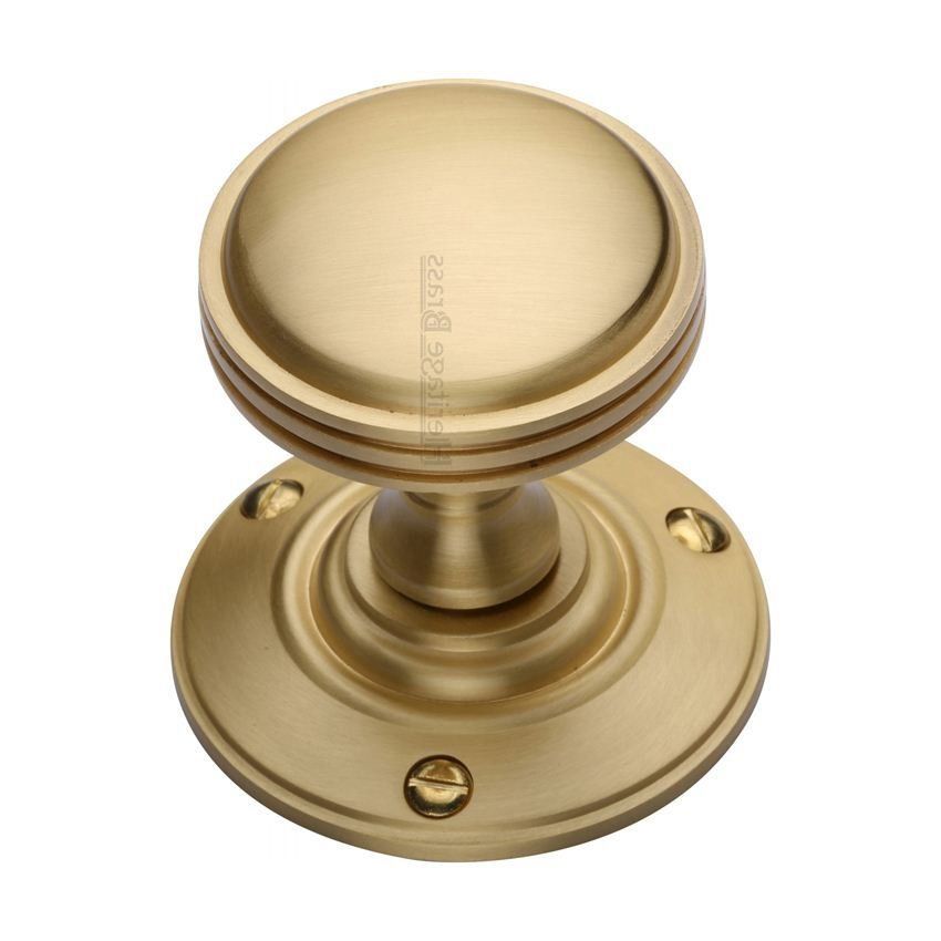 Richmond Mortice Knob In Satin Brass Finish - RHM988-SB