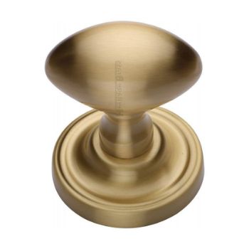 Chelsea Mortice Knob In Satin Brass Finish - CHE7373-SB Chelsea Mortice Knob In Satin Brass Finish - CHE7373-SB