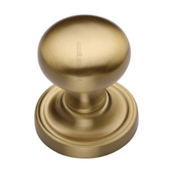 Hampstead Mortice Knob In Satin Brass Finish - HAM8361-SB Hampstead Mortice Knob In Satin Brass Finish - HAM8361-SB