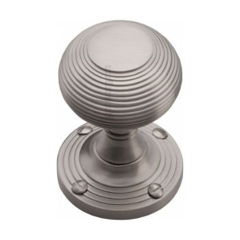 Reeded Mortice Door Knobs - V971-SN Reeded Mortice Door Knobs - V971-SN