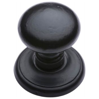 Smooth Black Centre Door Knob - FB901 Smooth Black Centre Door Knob - FB901