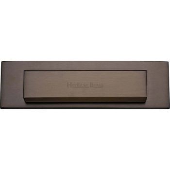 Gravity Flap Letter Plate In Matt Bronze Finish - V842-MB Gravity Flap Letter Plate In Matt Bronze Finish - V842-MB