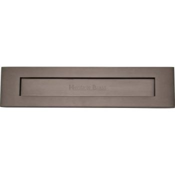 Sprung Flap Letterplate In Matt Bronze Finish - V850 330-MB Sprung Flap Letterplate In Matt Bronze Finish - V850 330-MB