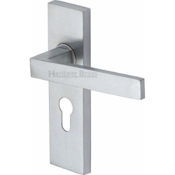 Delta Eurocylinder Lock Handle - DEL6048SC  Delta Eurocylinder Lock Handle - DEL6048SC