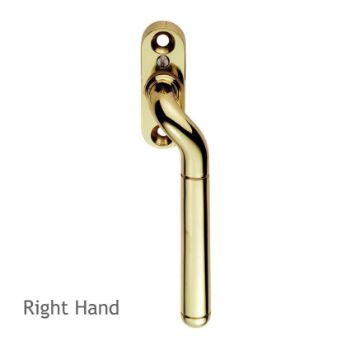 Brass locking espag handle right hand - V1008LCKRH