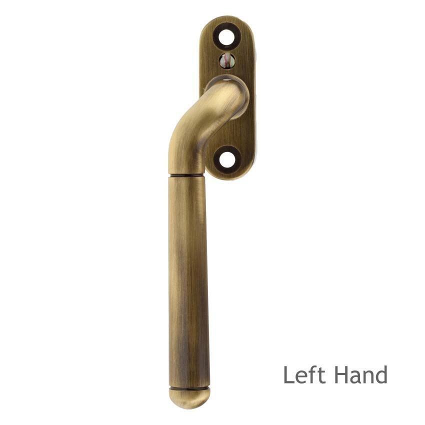 Florentine Bronze Locking Window Espag Handle - V1008LCKFBLH