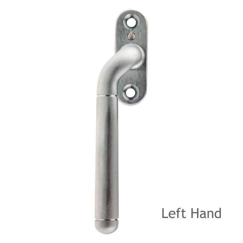 Satin Chrome Locking Window Espag Handle - V1008LHSC