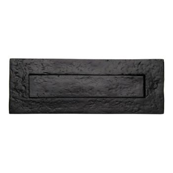 Cast iron black letterplate - TC365-343 Cast iron black letterplate - TC365-343
