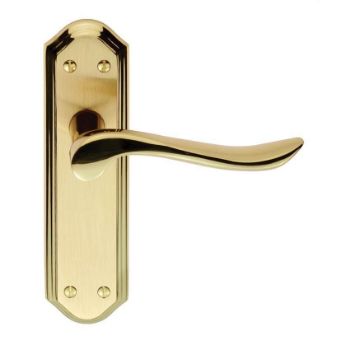 Lytham Latch Door Handles - DL451SBPB