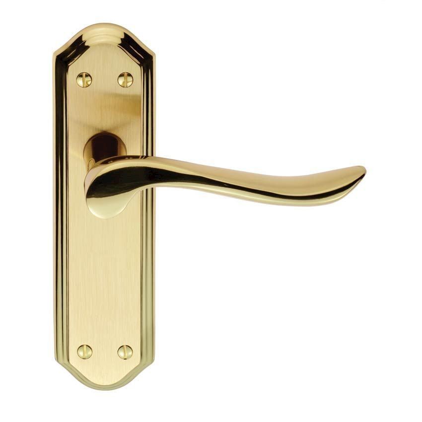 Lytham Latch Door Handles - DL451SBPB