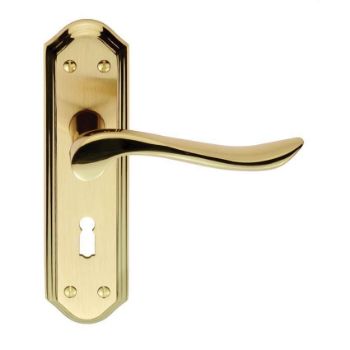 Lytham Lock Door Handles - DL450SBPB Lytham Lock Door Handles - DL450SBPB