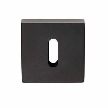 Square Key Lock Escutcheon in Matt Black CEB003QBLK Square Key Lock Escutcheon in Matt Black CEB003QBLK