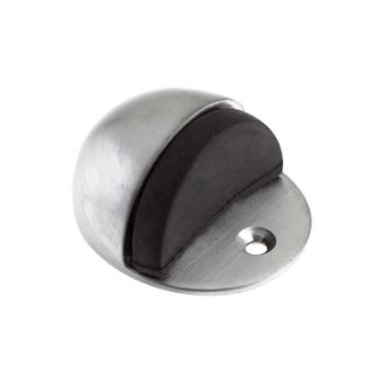 Oval Floor Door Stop In Satin Chrome - ODSCP Oval Floor Door Stop In Satin Chrome - ODSCP
