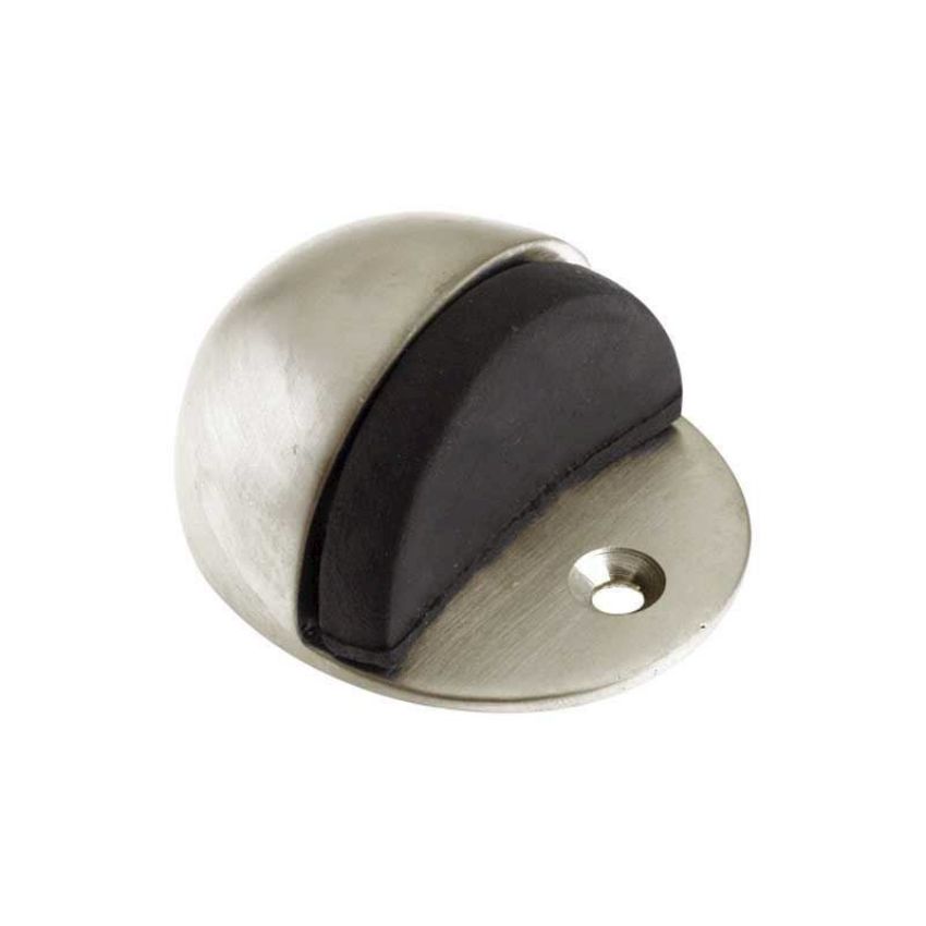 Oval Floor Door Stop in Satin Nickel - ODSSNP