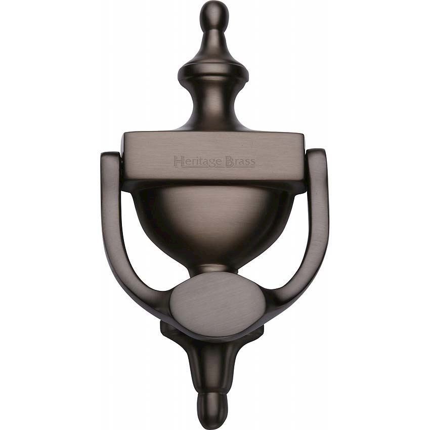 Urn door knocker in matt bronze finish - V910-MB