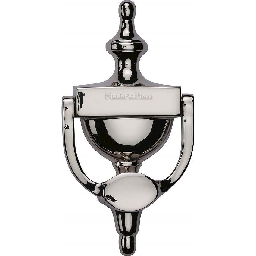 Urn door knocker in polished nickel finish - V910-PNF